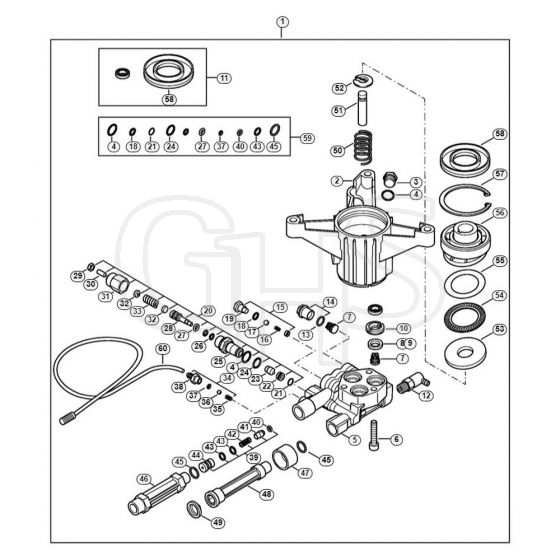 Genuine Stihl RB200 / C - Pump