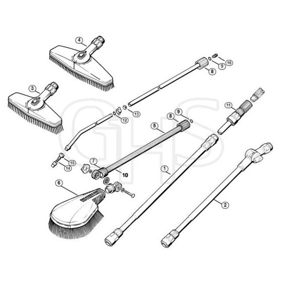 Genuine Stihl RB220 K / M - Tools, Extras