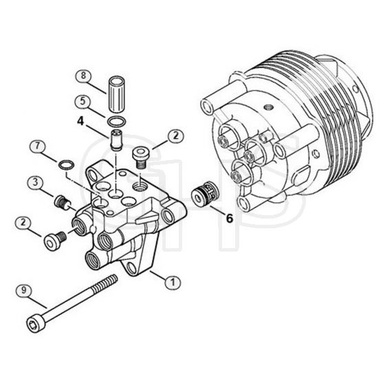 Genuine Stihl RB301 / C - Valve block