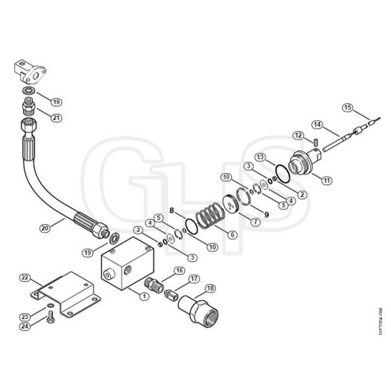 Genuine Stihl RB301 / E - Speed governor