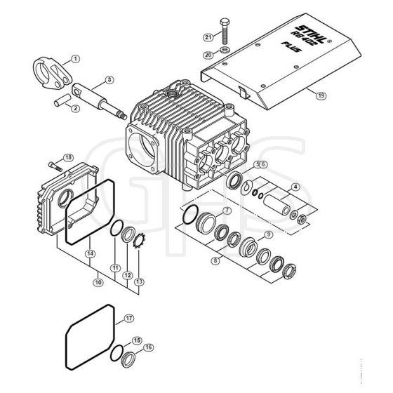 Genuine Stihl RB402 / C - Pump, piston