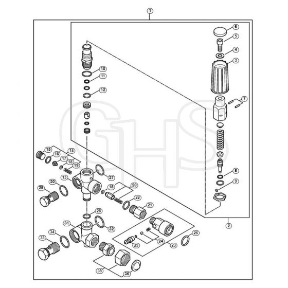 Genuine Stihl RB600 / D - Unloader