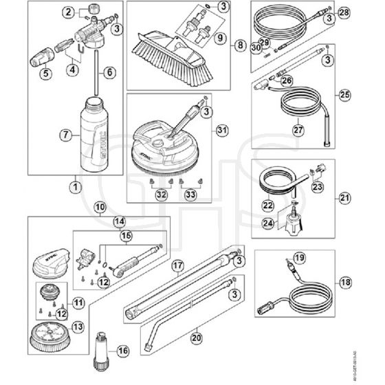 Genuine Stihl RE100 / F - Accessories RE 90 - 130 PLUS