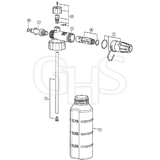 Genuine Stihl RE100 / N - Foam nozzle  06/2019