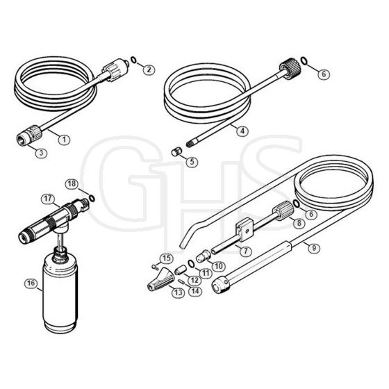 Genuine Stihl RE104_K / G - Tools, Extras