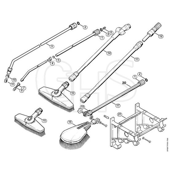 Genuine Stihl RE104_K / J - Tools, Extras