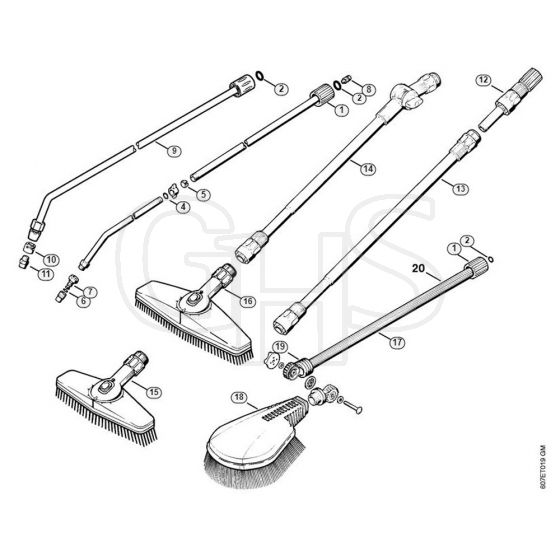 Genuine Stihl RE106 KM / K - Tools, Extras