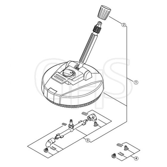 Genuine Stihl RE109 / P - Surface cleaner RA 82  06/2019