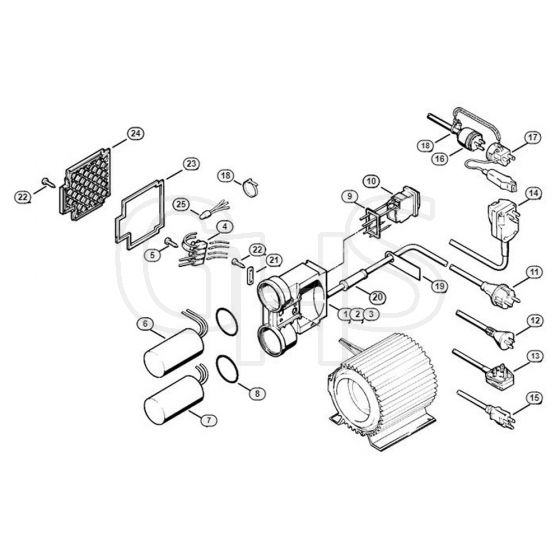 Genuine Stihl RE110 K / C - Switch housing