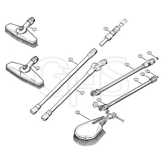 Genuine Stihl RE110 K / N - Tools, Extras