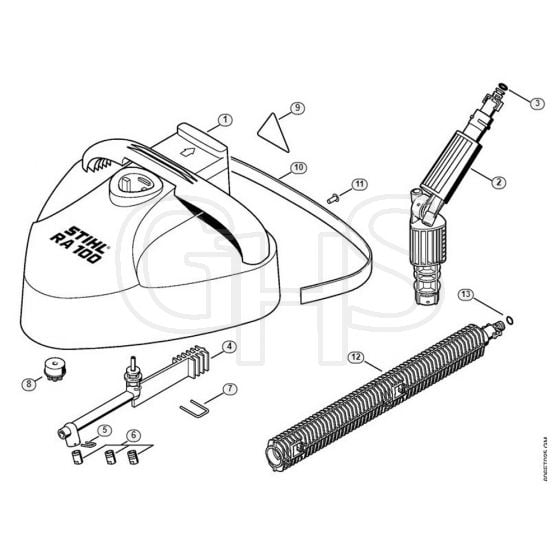 Genuine Stihl RE115 K / H - Surface Cleaner RA 100