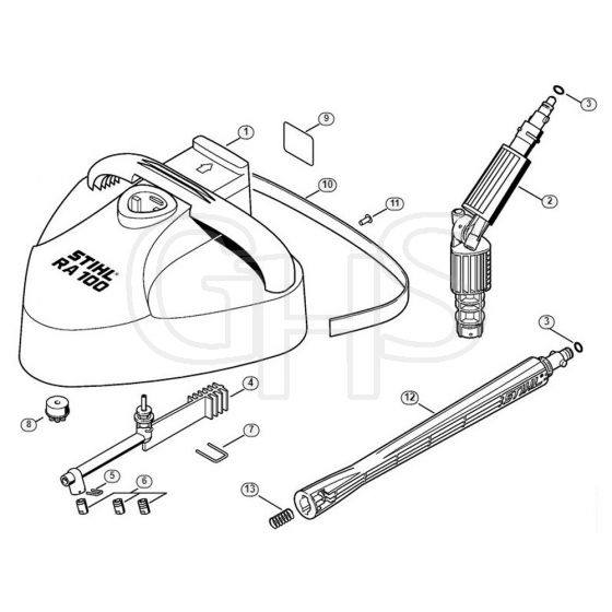 Genuine Stihl RE116 K / K - Surface Cleaner RA 100