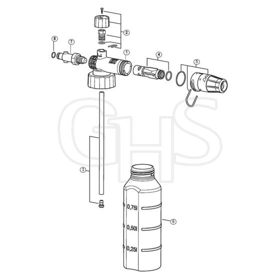 Genuine Stihl RE119 / O - Foam nozzle  06/2019