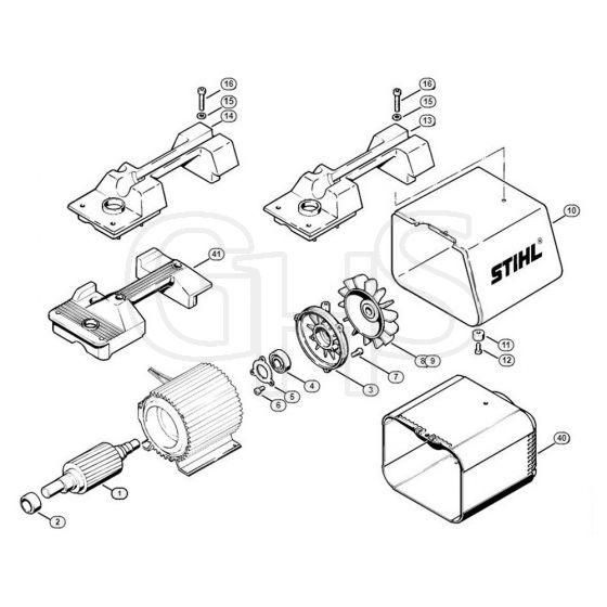 Genuine Stihl RE120 K / A - Rotor