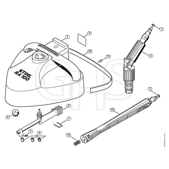 Genuine Stihl RE126 K / K - Surface Cleaner RA 100