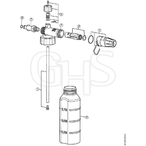 Genuine Stihl RE129 PLUS / O - Foam nozzle  06/2019