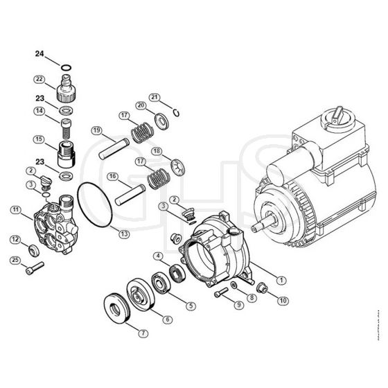 Genuine Stihl RE140 K / C - Pump RE 140 K