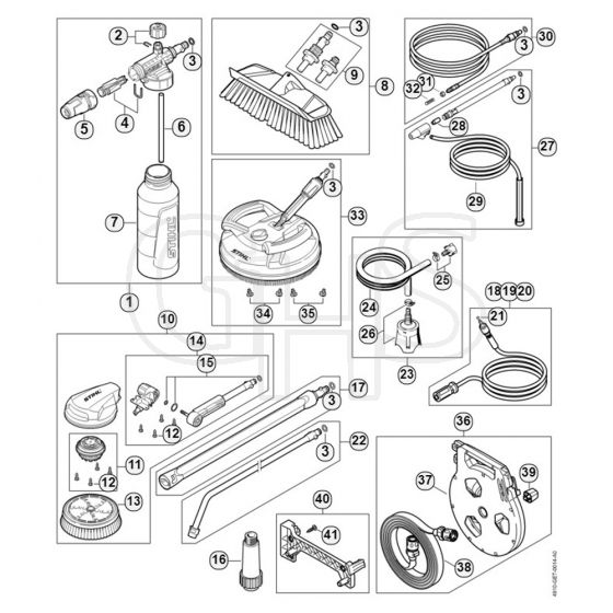 Genuine Stihl RE150 PLUS / J - Accessories RE 150 - 170 PLUS