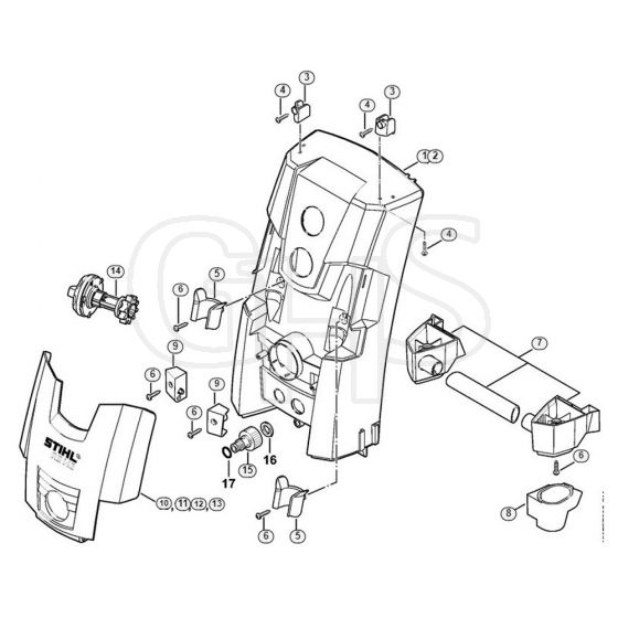 Genuine Stihl RE163 / F - Machine cover