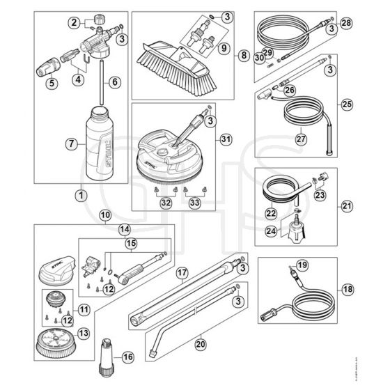 Genuine Stihl RE163 PLUS / N - Accessories RE 90 - 130 PLUS