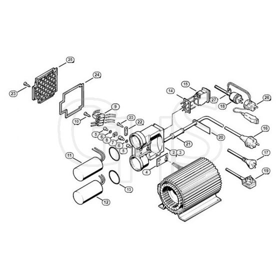 Genuine Stihl RE220 K / B - Switchbox RE 220 K, 240 K