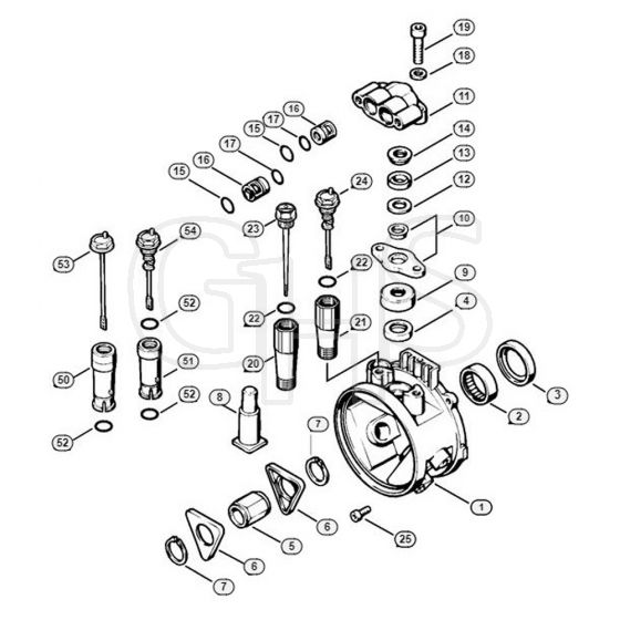 Genuine Stihl RE220 K / C - Pump housing