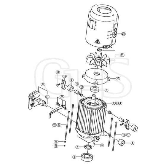 Genuine Stihl RE232 / A - Electric motor