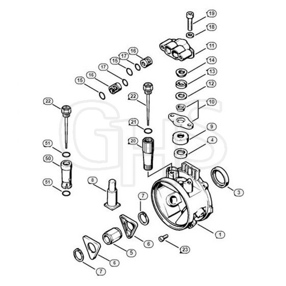 Genuine Stihl RE250 K / C - Pump housing