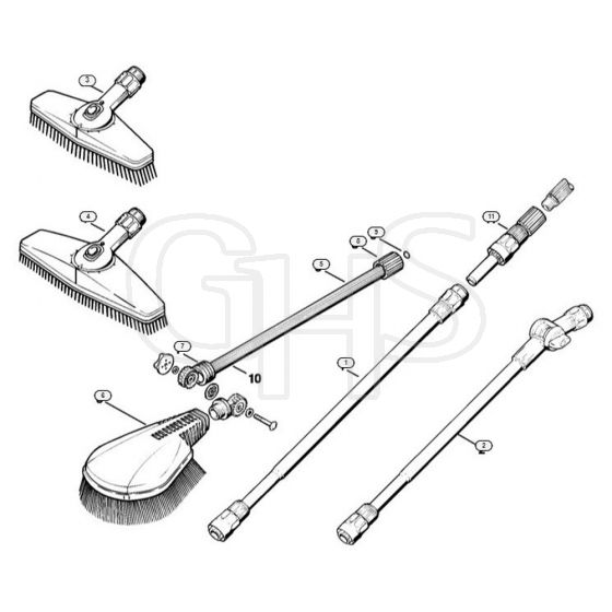 Genuine Stihl RE260 K / L - Tools, Extras