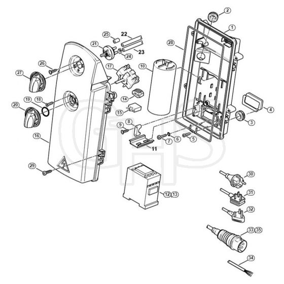 Genuine Stihl RE271 PLUS / B - Control box, Power cable