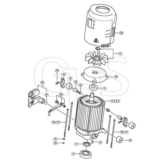 Genuine Stihl RE272 PLUS / A - Electric motor