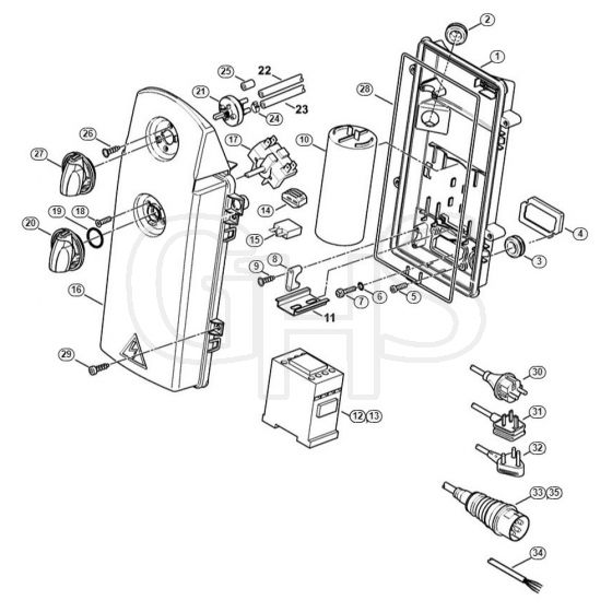 Genuine Stihl RE281 / B - Control box, Power cable