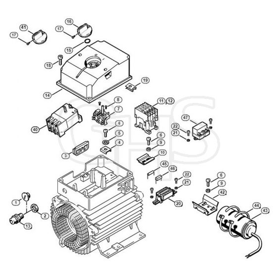 Genuine Stihl RE310 K / B - Switch housing