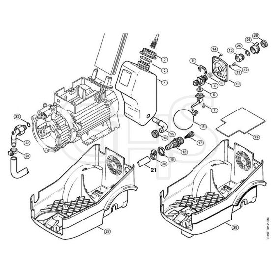 Genuine Stihl RE310 K / J - Water tank