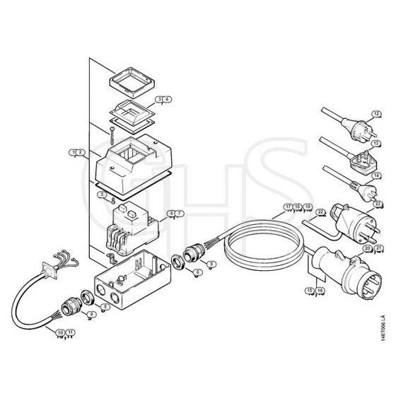 Genuine Stihl RE330 K / F - Switch