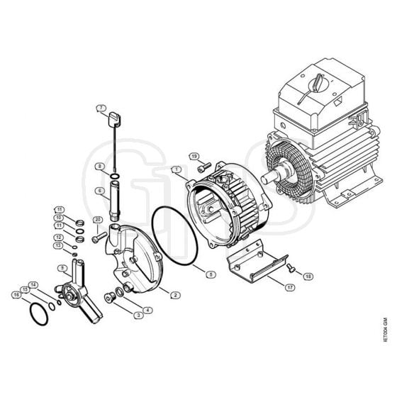 Genuine Stihl RE340 K / D - Pump