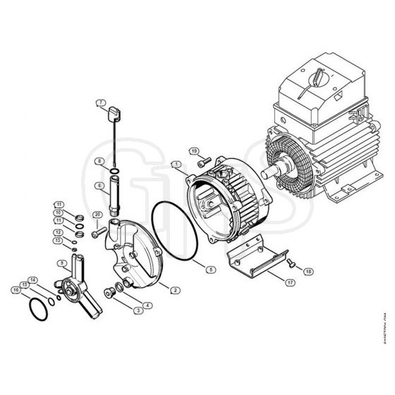 Genuine Stihl RE440 K / D - Pump