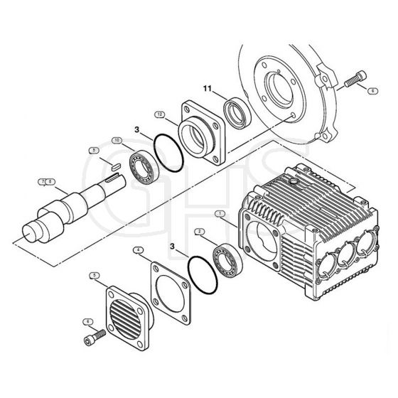 Genuine Stihl RE461 PLUS / B - Pump, cam