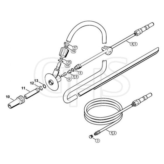 Genuine Stihl RE462 / M - Pipe cleaning kit, Wet sand jet-stream kit