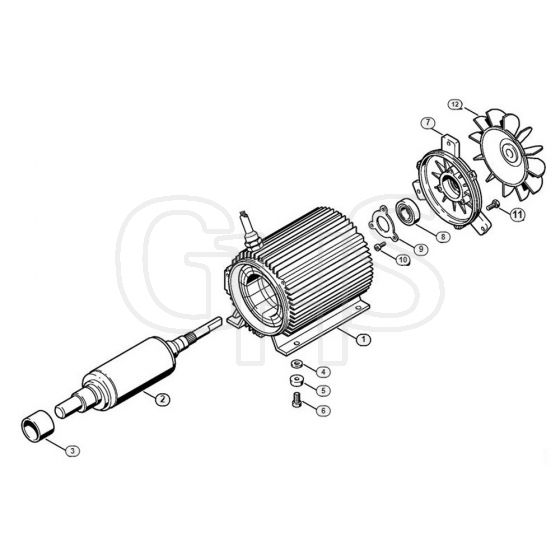 Genuine Stihl RE500 W / A - Electric motor