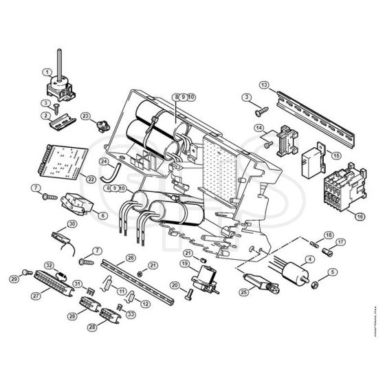 Genuine Stihl RE500 W / M - Control box