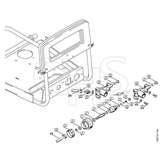 Genuine Stihl RE500 W / S - Metering valve