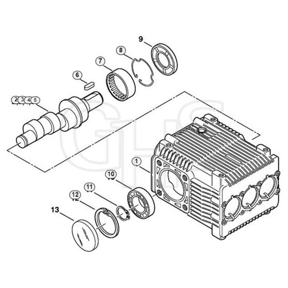 Genuine Stihl RE521 / C - Pump, cam