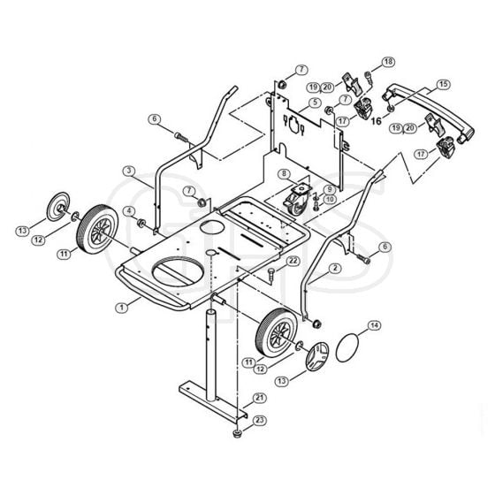 Genuine Stihl RE521 / H - Chassis