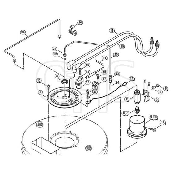 Genuine Stihl RE551 PLUS / L - Mixer