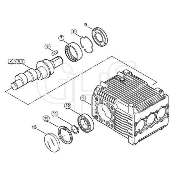 Genuine Stihl RE581 / C - Pump, cam