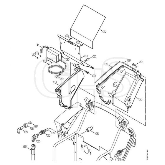 Genuine Stihl RE581 / S - Cover