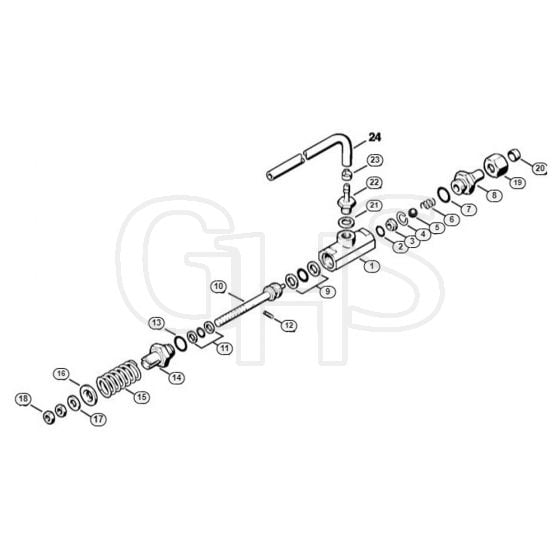 Genuine Stihl RE600 W / E - Safety valve