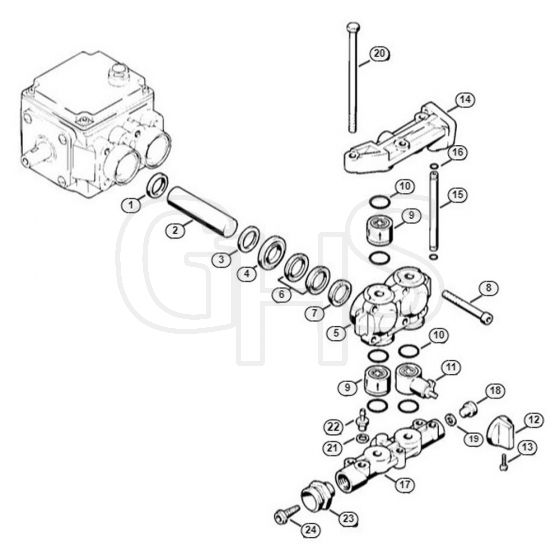 Genuine Stihl RE630 W / C - Pump