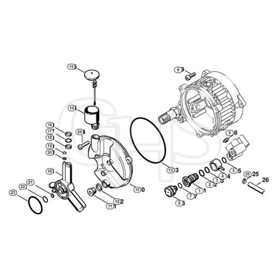 Genuine Stihl RE640 W / E - Pump